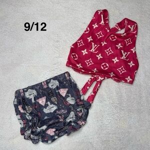 Boujee Strappy Halter with Bummies 💕